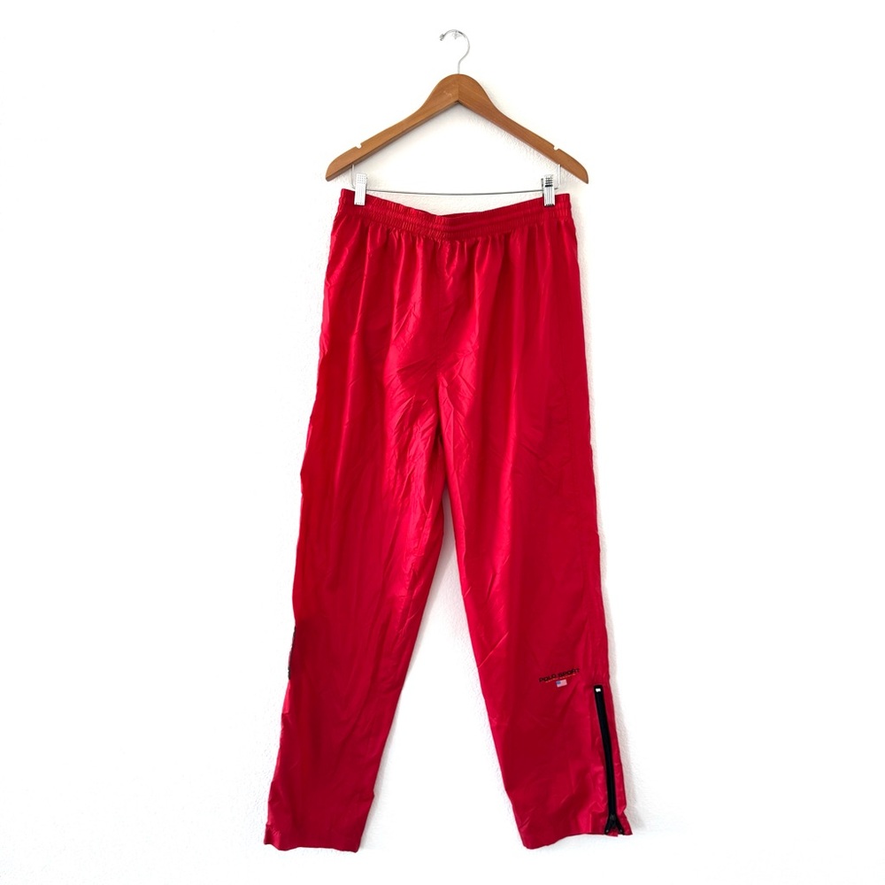 Ralph Lauren Polo Sport Vintage 90’s Y2K Red Nylon Track Pants